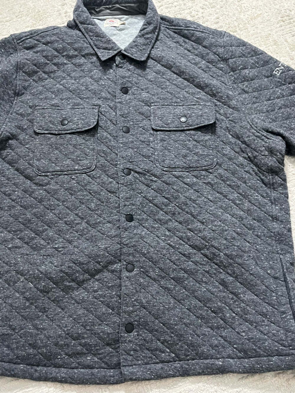 Faherty Epic Quilted Shirt Jacket - Embroidered - Picture 4 of 11